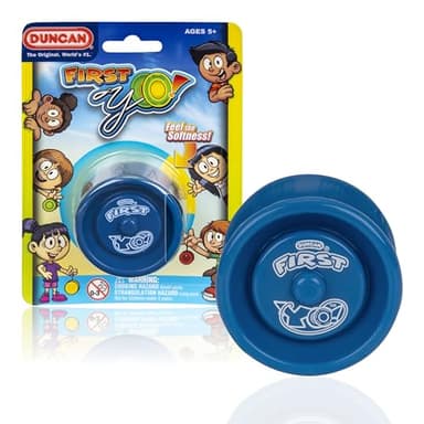 Duncan Toys First Yo! - Best Beginner Yo-Yo for Kids, Responsive Yo Yo, YoYo Toy - Blue/Green