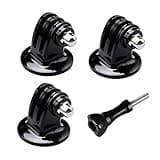 Suptig Tripod Mount Adapter for Gopro Hero 13 Hero 12 Hero 11 Hero 10 Hero 9 Hero 8 Hero 7 Hero 6 Hero 5 Hero Session Hero 4 Hero 3+ Hero 3 Hero 2, DJI osmo, Insta 360, Akaso and Sjcam Action Cam