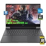HP Victus Gaming Laptop 15.6" FHD IPS 144Hz Intel 8-core i5-13420H (>i7-12650H) 16GB RAM 512GB SSD GeForce RTX 4050 6GB Backlit USB-C B&O Fast Charge Win11Pro w/ICP Accessory