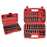 LLNDEI 63+48 PCS 1/4"&3/8" Drive Master Impact Socket Set