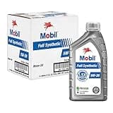 Mobil Full Synthetic Motor Oil 5W-30, 1 Quart (6-pack)