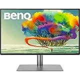 BenQ PD2725U Thunderbolt 3 Monitor for Macbook 27" 4K UHD | 100% Rec.709 & sRGB,95% P3 | IPS | DeltaE≤3 | Pantone | Calibration Report | Ergonomic | USB-C (65W) | Daisy Chain,Black