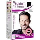 Vegetal Bio Colour - Experience Natural Black Beard Hair Color for Men | Ammonia-Free, PPD-Free, 100% Organic, and Herbal | Safe and Effective Beard Dye | Complete Kit Included | 25g