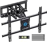 Pipishell Full Motion TV Wall Mount for Most 37-75 Inch TVs up to 132lbs, Wall Mount TV Bracket Articulating Swivel Tilt Extension Leveling Max VESA 600x400mm Fits 12/16" Wood Stud, PILFK1