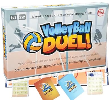 Volleyball Duel! Action & Strategy Volleyball Board Game