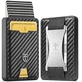 TRAVANDO Swype Slim Wallet for Men Metal RFID Blocking Mens Wallet Card Case