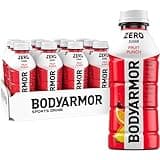 BODYARMOR ZERO Sugar Fruit Punch, Sugar Free Sports Drink - Low-Calorie Hydration - Natural Flavors with Potassium Packed Electrolytes, Antioxidants, and B-vitamins, 16 fl oz (pack of 12)