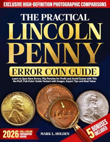 The Practical Lincoln Penny Error Coin Guide: Learn to Spot Rare Errors, Flip Pennies for Profit and Avoid Scams with This No-Fluff, Full-Color Guide Packed with Images, Expert Tips and Real Value