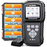 ANCEL AD610 Pro OBD2 Scanner - ABS SRS Code Reader, Check Engine Light Diagnostic Tool with ABS Bleeding, AutoVIN, Real-Time Data, Full OBD2 Functions, SAS/Oil/EPB Reset