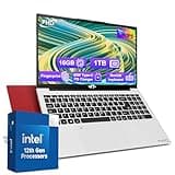 15.6-FHD-Laptop Student-Laptop, 16GB RAM 1TB SSD, Intel Pentium Quad-Core N100 Processor (Up to 3.4GHz) Backlit Keyboard Fingerprint WiFi 6 BT5.2 Business-Laptop, 2 Years Warranty Windows 11 Laptop