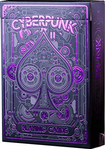 Cyberpunk Purple Playing Cards