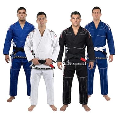 Twister Progress 5.0 Brazilian Jiu Jitsu Gi | BJJ Gi | Lightweight Preshrunk Pearl Weave | With Pants and Jacket 475gram (BLUE, A2)