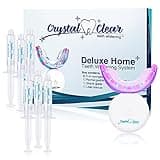 Crystal Clear Teeth Whitening Kit, 35% Carbamide Peroxide Teeth Whitening Gel with Rechargeable LED Light, Dentists Recommended