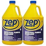 Zep Industrial Purple Cleaner and Degreaser Concentrate - 1 Gallon (Case of 2) R45802 - Powerful Deep Oil and Grease Cleaning Formula for Machinery, Engine Parts, Shop Floors, Garages, Works on