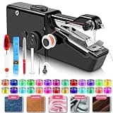 User-Friendly Cordless Handheld Sewing Machine for Beginners, Mini Sewing Machine with Accessories Kit, Portable Sewing Machine for A Variety of Fabrics, Clothes Repair Easy A Must-Have for Home DIY