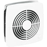 Broan-Nutone 511 Room-to-Room Ventilation Fan, Plastic White Square Exhaust Fan, 4.5 Sones, 180 CFM, 8"