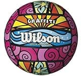 Wilson Sporting Goods Graffiti Volleyball- Pink/Blue/Yellow,1 Pack - OS,WTH46341B