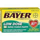 Bayer Low Dose (81mg) Safety Coated Aspirin, Tablets, 32 ct