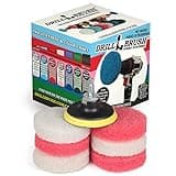 Non Scratch Soap Scum Removal Rotary Mini Scrub Pads 3 inch
