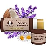Natural Dog Company Skin Soother Balm, Protects from Hot Spots, Itching and Irritation Relief, Allergy Dog Lotion, Dog Moisturizer & Rash Cream with Coconut Oil & Vitamin E for Pets (2 oz Stick)