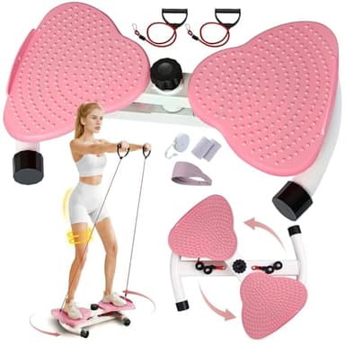 Liznkjious Waist Twisting Machine - 260 lbs Ab Twist Board with Adjustable Resistance Bands, Twist Exercise Machine for Core Workout & Waist Slim, Home Gym Equipment for Women & Men