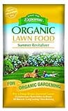 Espoma Organic Lawn Food Summer Revitalizer 8-0-0 Natural & Organic Fertilizer for All Lawns; Provides Iron & Long Lasting Organic Nitrogen for a Greener Lawn. 30 lb. Bag Covers up to 5,000 Sq. Ft.