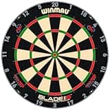 WINMAU Darts Blade 6 Triple Core Carbon Professional PDC Dartboard with Official Tournament Specifications | Endorsed by The PDC