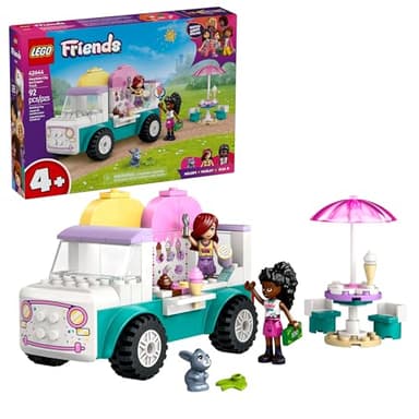 LEGO Friends Heartlake City Ice Cream Truck Toy - Building Toy Pretend Play Set for Kids, Girls and Boys, Ages 4+ - Preschool Building Blocks with 2 Minidolls and Rabbit Figure - 42644