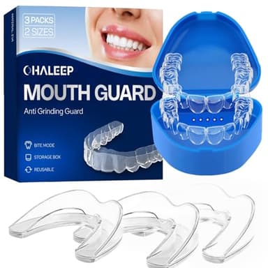 OHALEEP Anti Grinding Guard for Clenching Teeth at Night, Teeth Grinding Mouthguards for Sleeping, Mouth Guard for Grinding Teeth at Night, Night Guards for Teeth Grinding for Adults