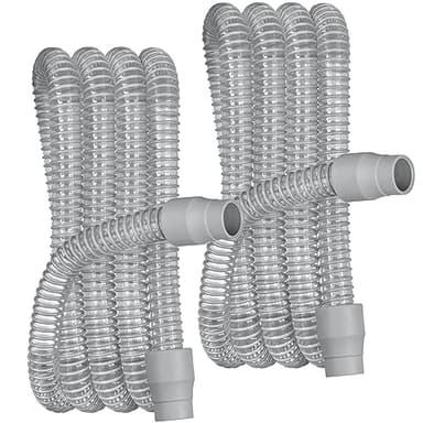 BISTRAS Premium Made in USA - 6 Foot Universal CPAP Tubing Hose - for All CPAP Machines | Standard 22mm, Gray (Pack of 2)