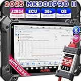 Autel Maxicom MK908 Pro II Scanner 2025, Same As Maxisys MS908S PRO II with J2534 Programming, AutoScan 2.0,ECU Program Coding As MS Ultra Elite II Pro, Bi-Directional, 38+ Services, Android 10 FCA