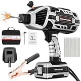 Saker Portable Electric Welding Machine,110V Portable Welder Handheld with IGBT Inverter 5 Variable Current Adjustment,Portable ARC Welder Gun, Fits for 3/32" Wire Rods (Grey)