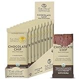 EatToHeal Chocolate Chip Real Food Bar - Organic Vegan Healthy Gluten Free Protein Bars - Low Sugar Meal Replacement Bar, Non GMO, Never Baked, Plant Based - Crafted to Enjoy, Not Sit on Shelves