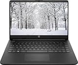 HP 2025 Premium 14" IPS Brightview Touchscreen Laptop, Windows 11 No S Mode, AMD Ryzen 3 5300U Processor Up to 3.8GHz, 20GB DDR4, 256GB SSD, Dale Black, Renewed