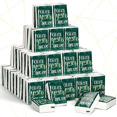100 Packs Back to School Pocket Tissues Bulk Wallet Size Travel Facial Tissues Inspirational Packs Individual 3 Ply Small Mini Gift for Calssroom Travelling Wedding Holiday(Cool Style)