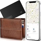 YAOTE Wallet Tracker Card, Ultra-Thin Luggage Tracker Works with Find My (iOS only), Item Locator for Wallet, Suitcase, ID Card and More, Wireless Charging, Water Resistant