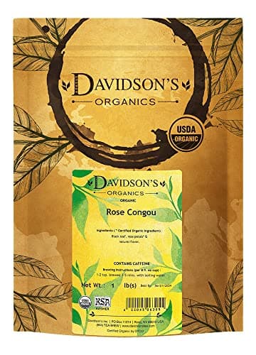 Davidson's Tea Bulk, Rose Congou, 1 Pound Bag
