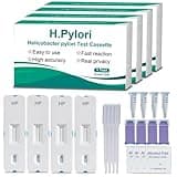 H Pylori Test Kit, 4 PCS Helicobacter Pylori Test Kits at Home, H. Pylori Test H-Pylori Self-Test for Home Use, Results in 10-15 Minutes