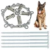 Ahiller Dog Tie-Out Stake and Anchor - Heavy Duty Pet Stake with Cushion Spring and Stress Relief Design for Outdoor Use