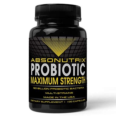 Absonutrix Probiotic Maximum Strength 50 Billion Per Capsule Multi-Strain 100 Capsules