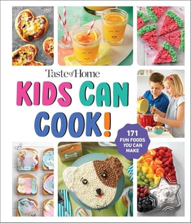 Taste of Home Kids Can Cook!: 171 Easy Recipes Spiral Bound Kids Cookbook with Skill Levels and No Bake Options (Taste of Home Quick & Easy)