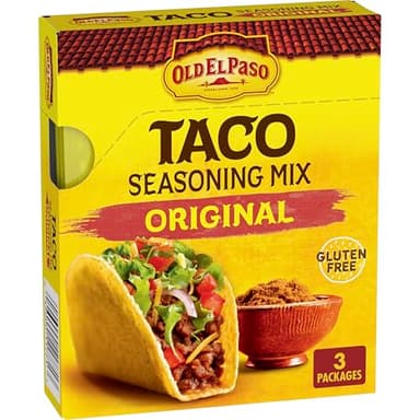 Old El Paso Original Taco Seasoning Mix, Gluten Free, 3 Pack, 3 oz