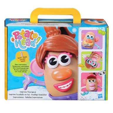 Potato Head Express Yourspud Playset with 1 Potato Body and 32 Accessories, Creative Toddler and Preschool Toys for Boys and Girls 2 Years and Up (Amazon Exclusive)