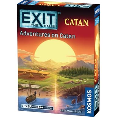 EXIT: The Game - Adventures on Catan | Interactive Escape Room Experience| Cooperative | 1-4 Players | 10+ | Kosmos | Game for Kids and Adults