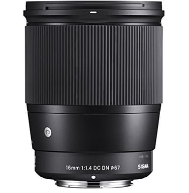 Sigma 16mm f/1.4 DC DN Contemporary Lens for Sony E (402965) Black