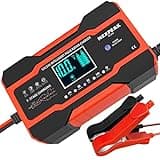NEXPEAK NC201 10-Amp Battery Charger, Smart Trickle Charger 12V 24V Car Battery Charger Fully Automatic Maintainer Desulfator w/Temp Compensation for Car Truck Lawn Mower Boat Marine Batteries