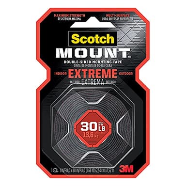 Scotch-Mount Extreme Double-Sided Mounting Tape 414H,1 in x 60 in