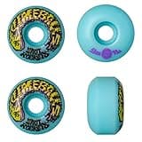 SANTA CRUZ Slime Balls Skateboard Wheels 53mm Snot Rockets 95A Pastel Blue