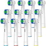 Replacement Toothbrush Heads Compatible with Oral B Braun, 12 Pcs Professional Electric Toothbrush Heads Brush Heads Compatible with Oral B Replacement Heads Refill 7000/Pro 1000/9600/500/3000/8000