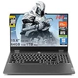 Lenovo LOQ Gaming Laptop 15.6" FHD IPS 144Hz (100% sRGB G-SYNC) AMD Octa-Core Ryzen 7 7435HS (Beats i7-12650H) 64GB RAM 1TB SSD GeForce RTX 4070 Backlit Nahimic Rapid Charge Win11Pro w/ICP Accessory